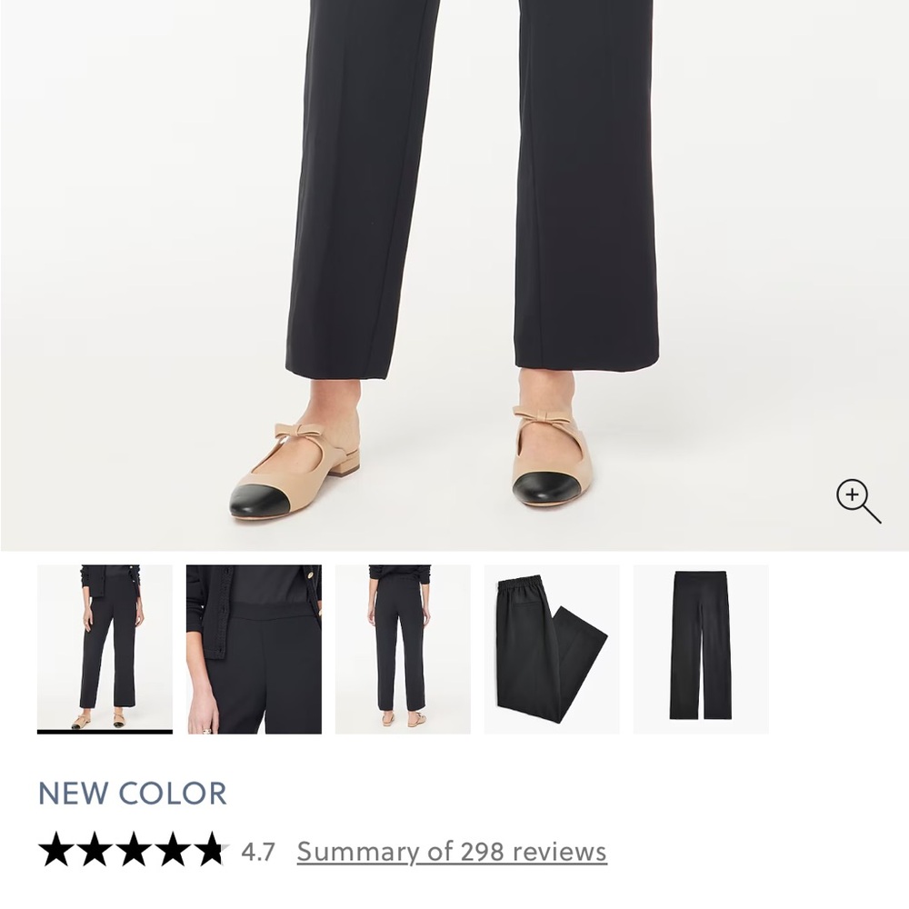 Jcrew Jamie Women's Black Pants